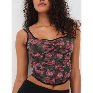 For Love & Lemons Ciara Bustier L / Black